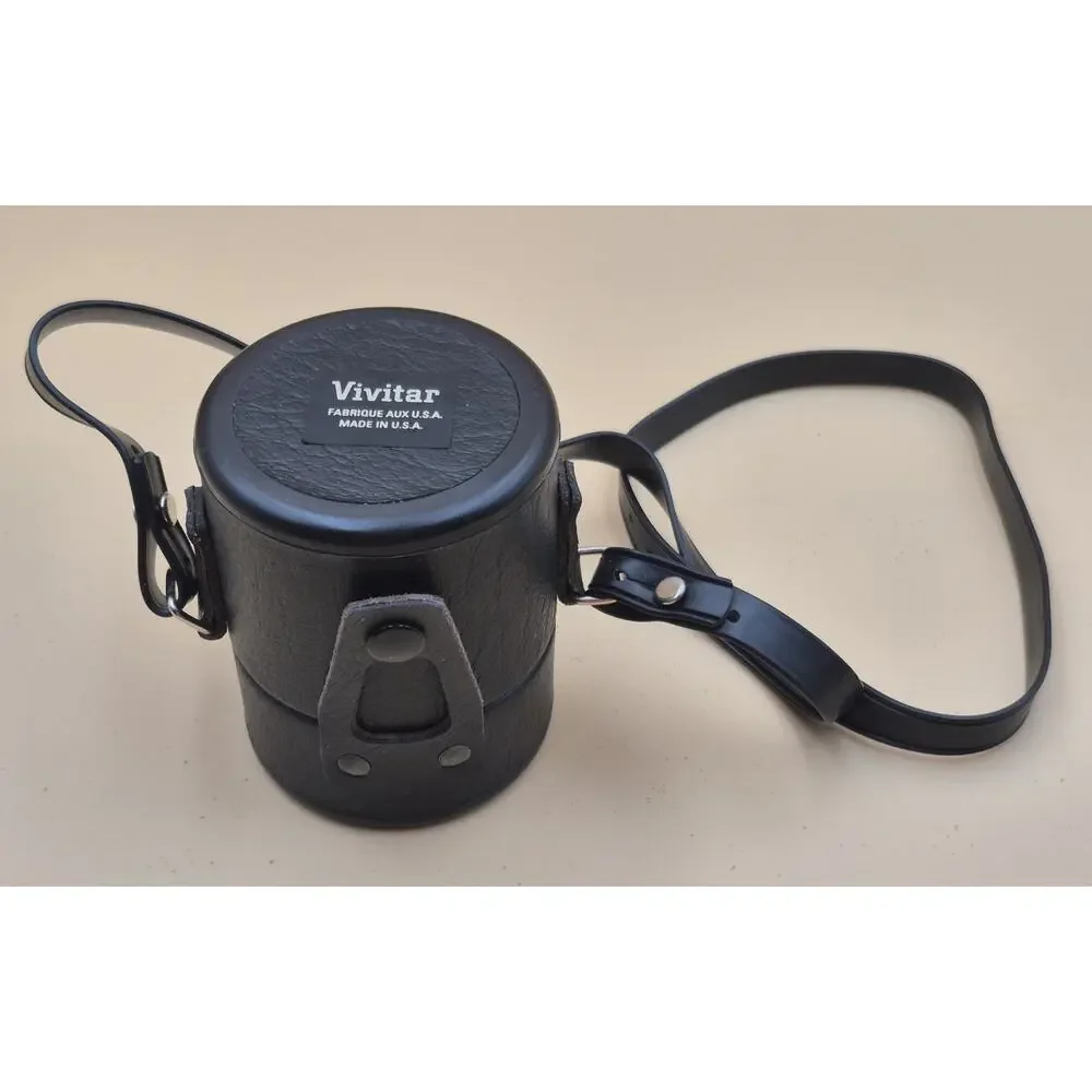 Vintage Vivitar 28mm Wide Angle Lens w/Case Shoulder Strap